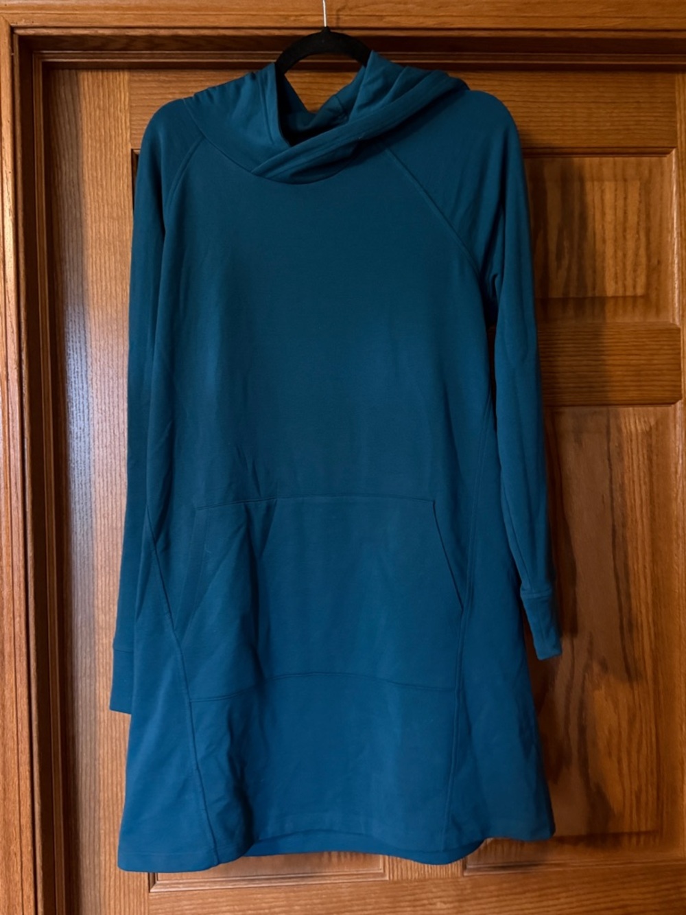 Wool& Aegean Teal Hooded Everett Tunic